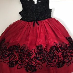 Kids Red and black Party dress